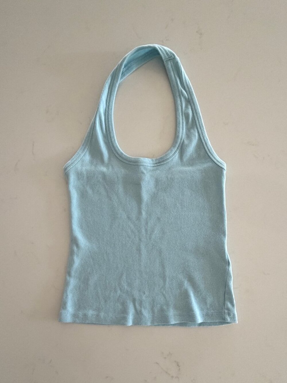 ANTHROPOLOGIE Pilcro Ribbed Halter Tank